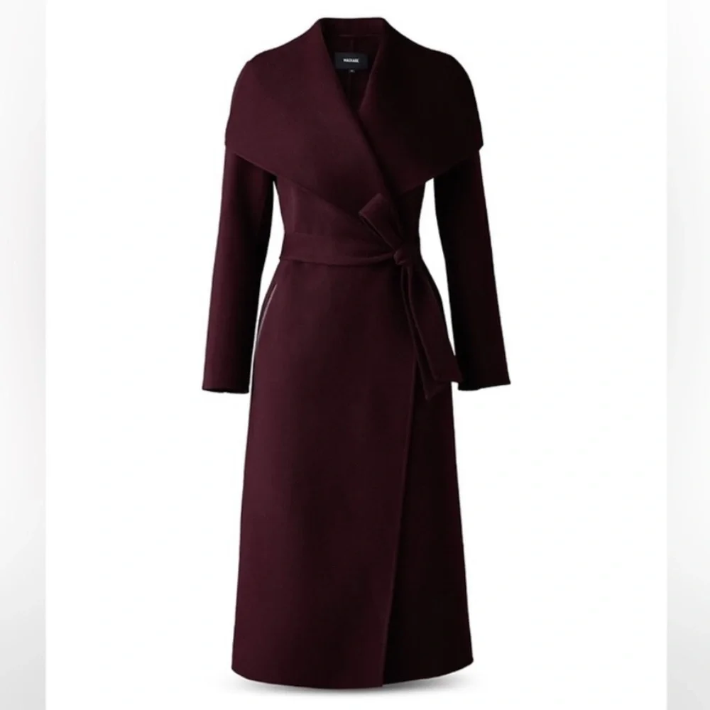 MACKAGE Mai Coat in Wine XS - Picture 1 of 9